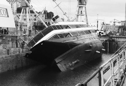 Routine docking or lift out schedules are derived from the date of the yacht’s build and should be adjusted to fit in with lulls in the charter season, owners' usage and not forgetting the class survey date windows. Docking or lifting out, whether on a routine schedule or for damage repair, is an expensive event for the yacht’s owner, it is prudent therefore to align routine docking periods with modifications and damage repair when possible. 