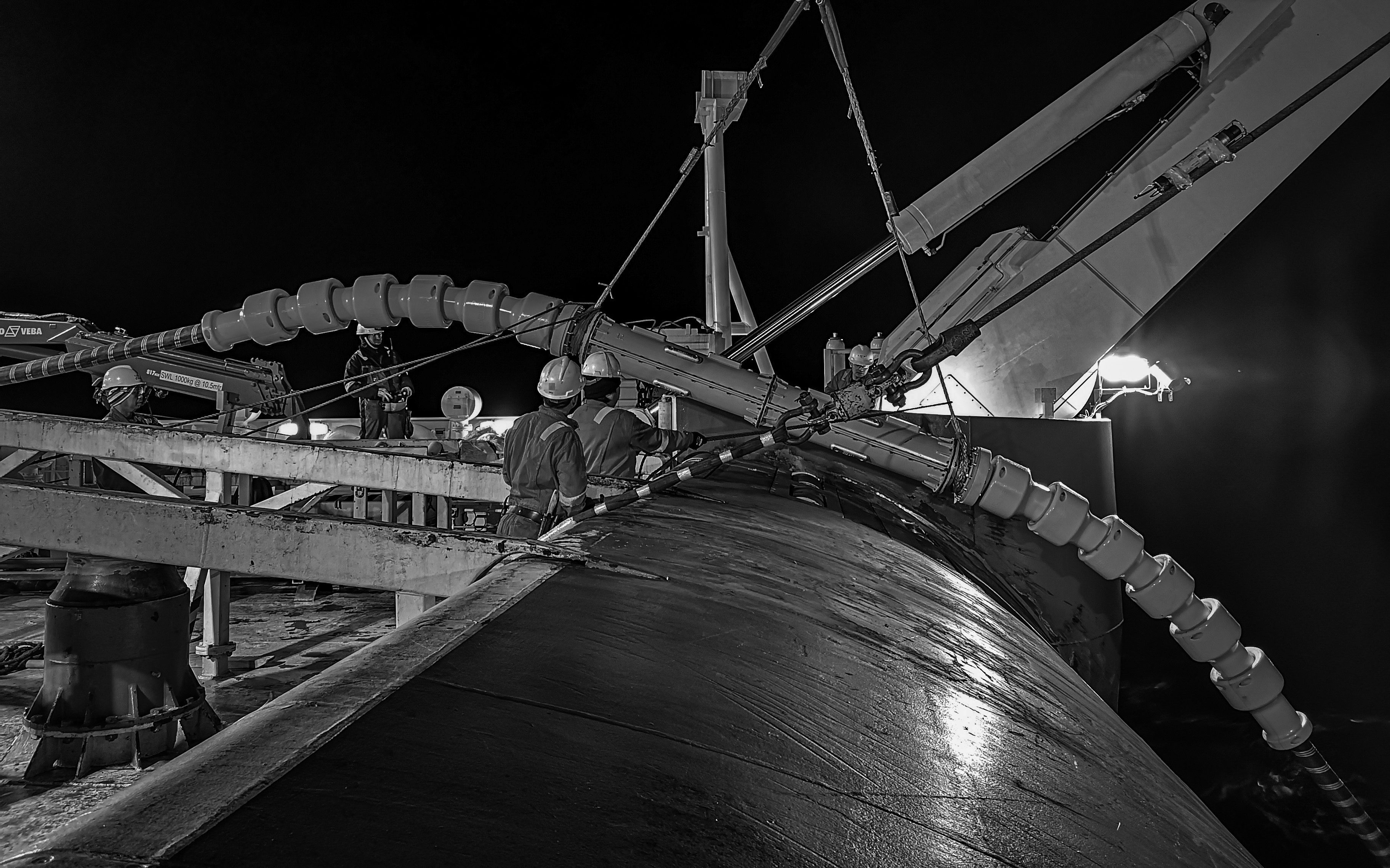 Overboarding cable joints is a delicately planned operation