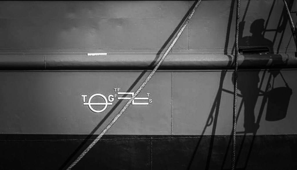 The Plimsoll line is a reference mark located on a ship’s hull that indicates the maximum depth to which the vessel may be safely immersed when loaded with cargo. This depth varies with a ship’s dimensions, type of cargo, time of year, and the water densities encountered in port and at sea. Once these factors have been accounted for, a ship’s captain can determine the appropriate Plimsoll line needed for the voyage.